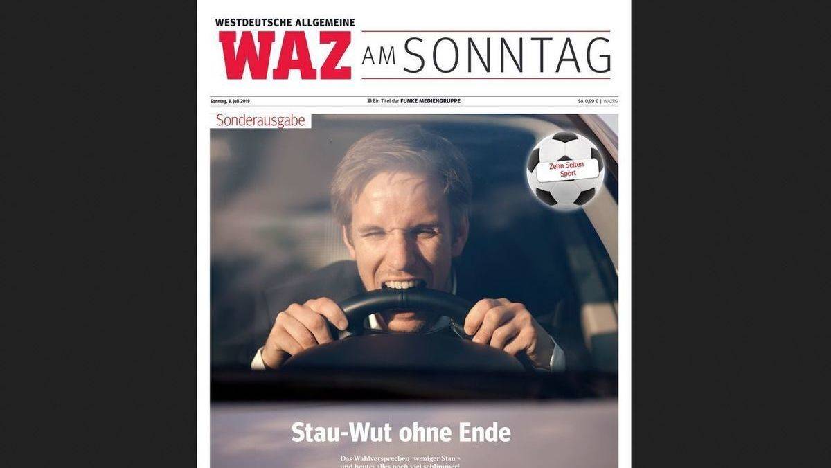 Die "WAZ am Sonntag" erscheint Ostern erstmals gedruckt.