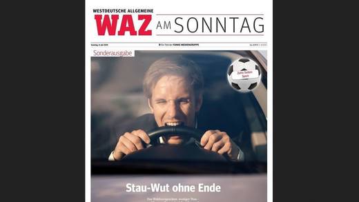 Die "WAZ am Sonntag" erscheint Ostern erstmals gedruckt.