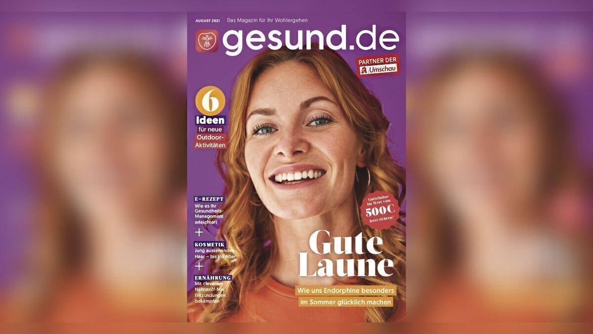 Ein Beispiel-Cover des neuen gesund.de-Magazins.