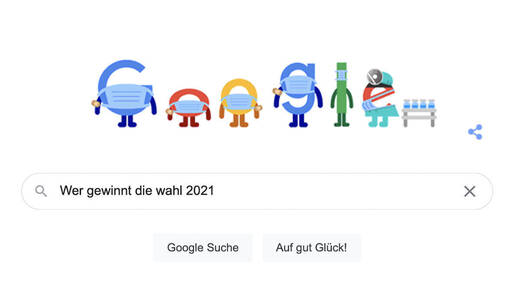 Die Wahl und Sport dominierten die Googlesuche 2021.