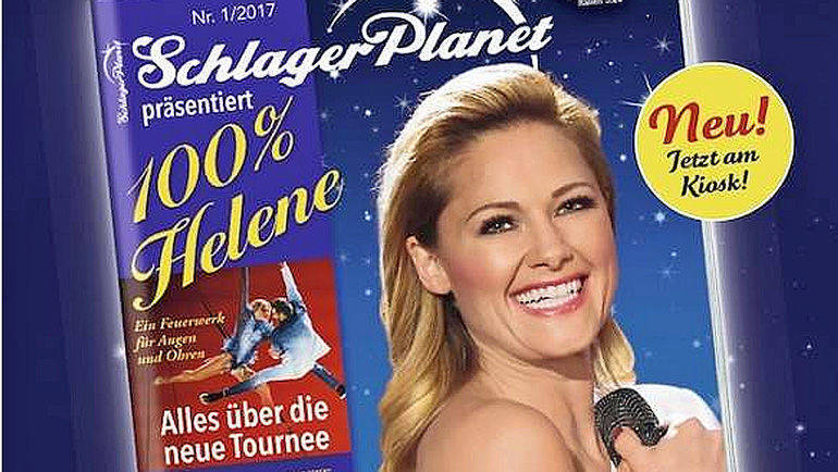 Die Schlagerseite Schlagerplanet startete den Printableger vor einem Jahr mit Helene Fischer auf dem Cover. 