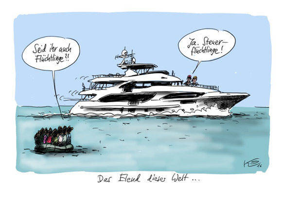 Platz eins im Karikaturenpreis 2016: Klaus Stuttmann.