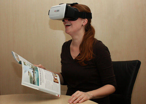 Blättern und VR verreisen: Das Magazin "Abenteuer und Reisen" liefert 360-Grad-Filme.