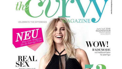 Beim neuen "The Curvy Magazine" prangt Supermodel Angelina Kirsch auf dem Cover.