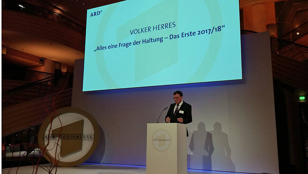 ARD-Programmchef Volker Herres liegt die Vorabenschiene.