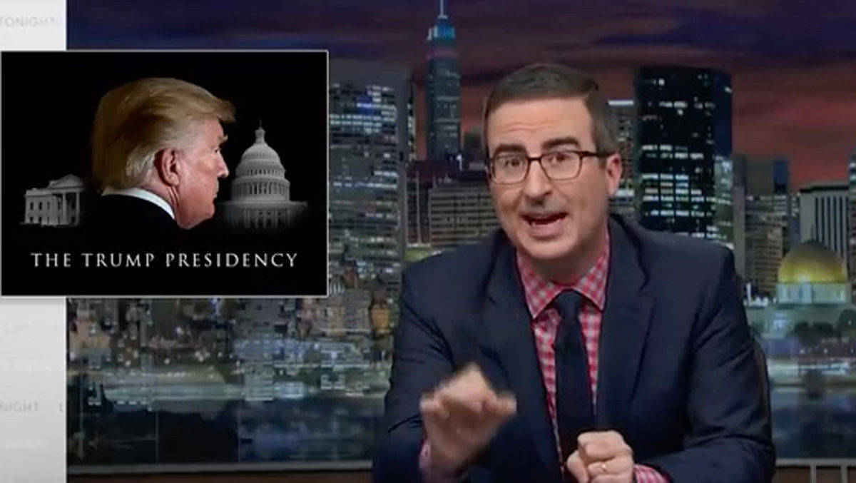 John Oliver in "Last Week Tonight": Neue Spots für Trump gebucht.