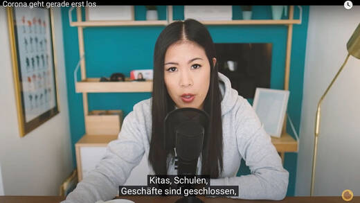 Wissenschaftsjournalistin Mai Thi Nguyen-Kim gewann in der Kategorie beste Wissensvermittlung den Digital Award der Goldenen Kamera.