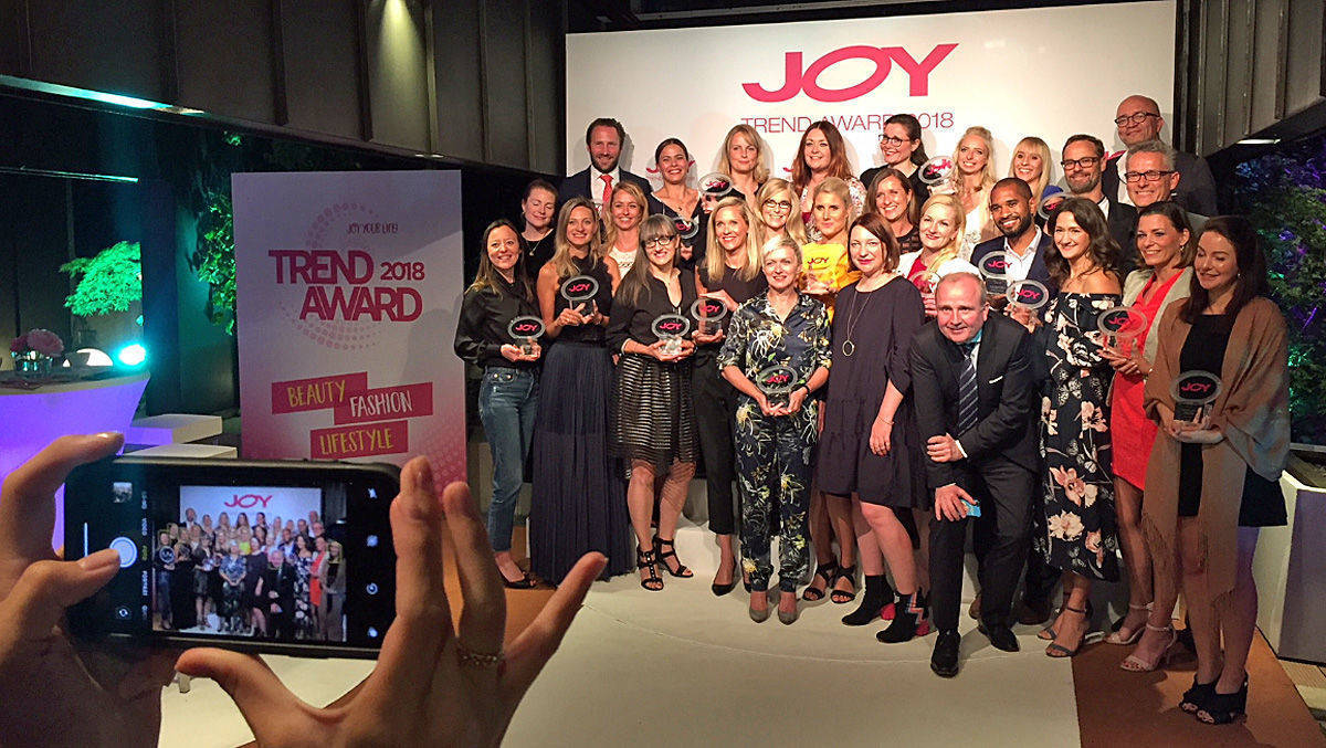 19 Marken wurden dieses Jahr mit dem 12. Joy Trend Award für trendige Produkte der Generation Y ausgezeichnet.