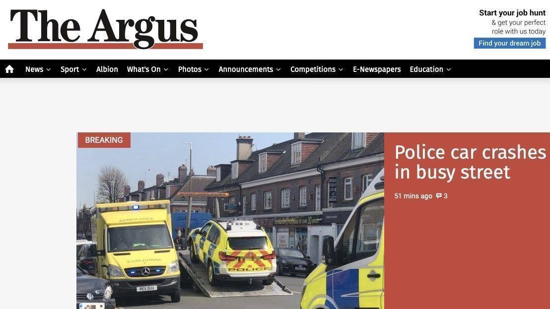 Ein Pfund pro Woche: Das moderate Abo-Modell des Brighton Argus.