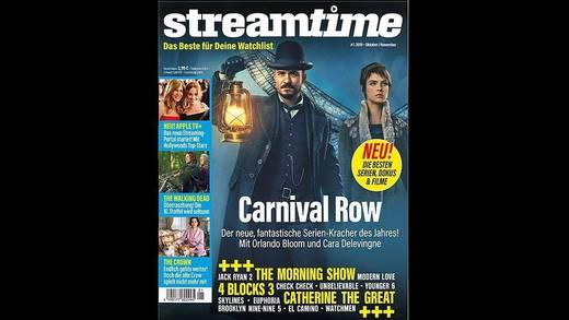 Streamtime: Gedruckte Info für die Streaming-Fans.