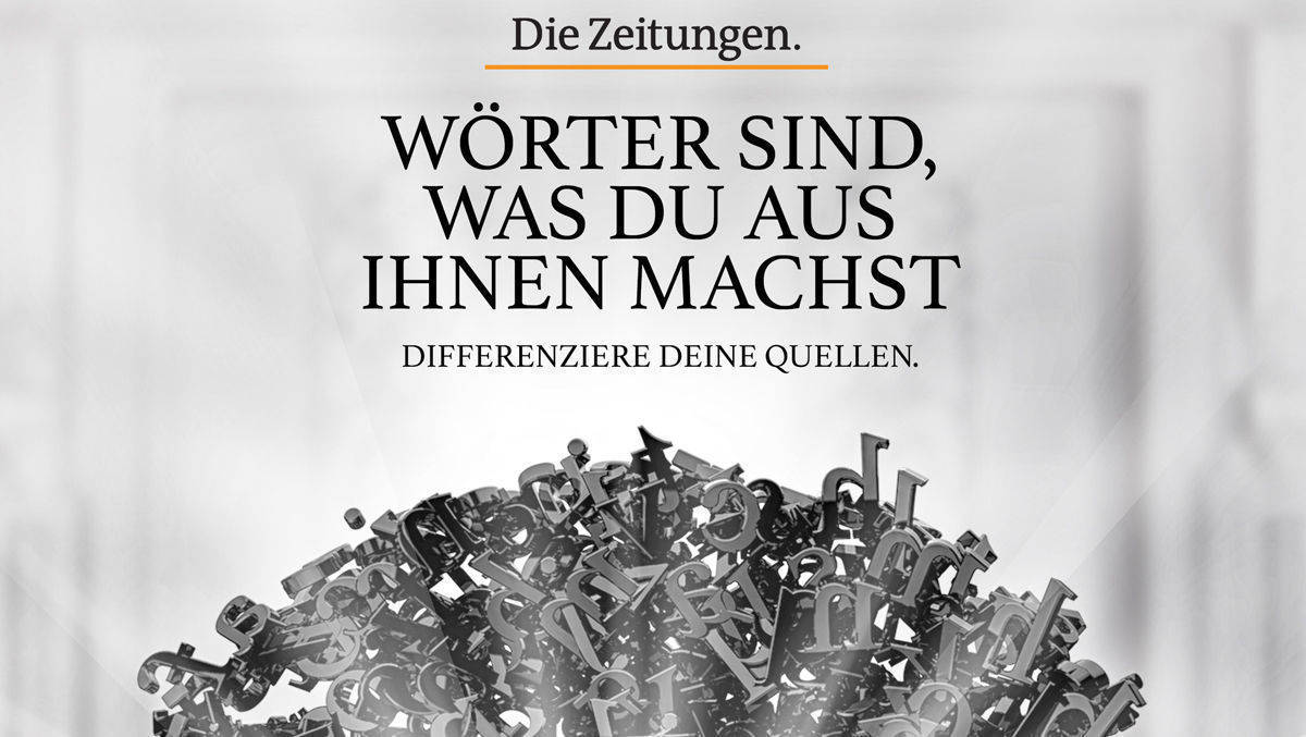 Silber für "Wörter sind, was du aus ihnen machst"  von Daniel Azar.