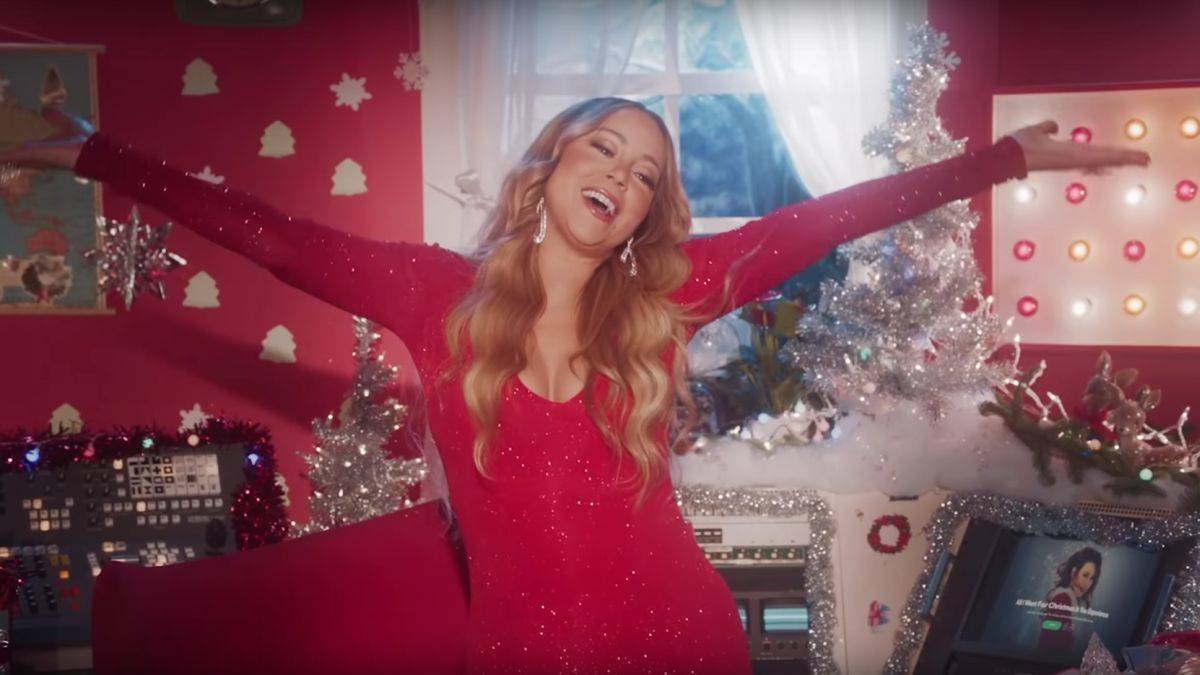 Weihnachten kann losgehen - Mariah hat den Startknopf gedrückt.