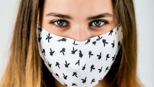 Auch für die weibliche Zielgruppe geeignet: die Playboy-Maske.