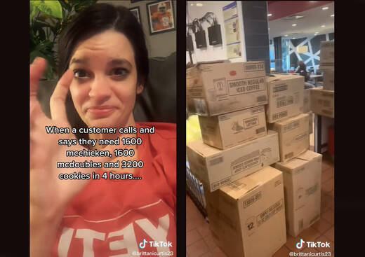 Von einem langweiligen Arbeitstag konnte bei Brittani Marie Curtis nicht die Rede sein