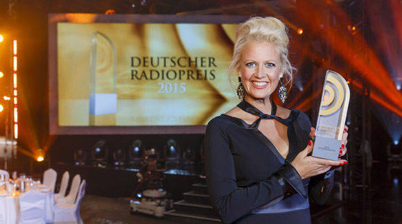 Seit 2011 moderiert Barbara Schöneberger den Deutschen Radiopreis.
