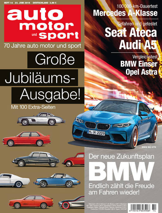 70 Jahre Auto-Magazine feiert die Motor Presse.