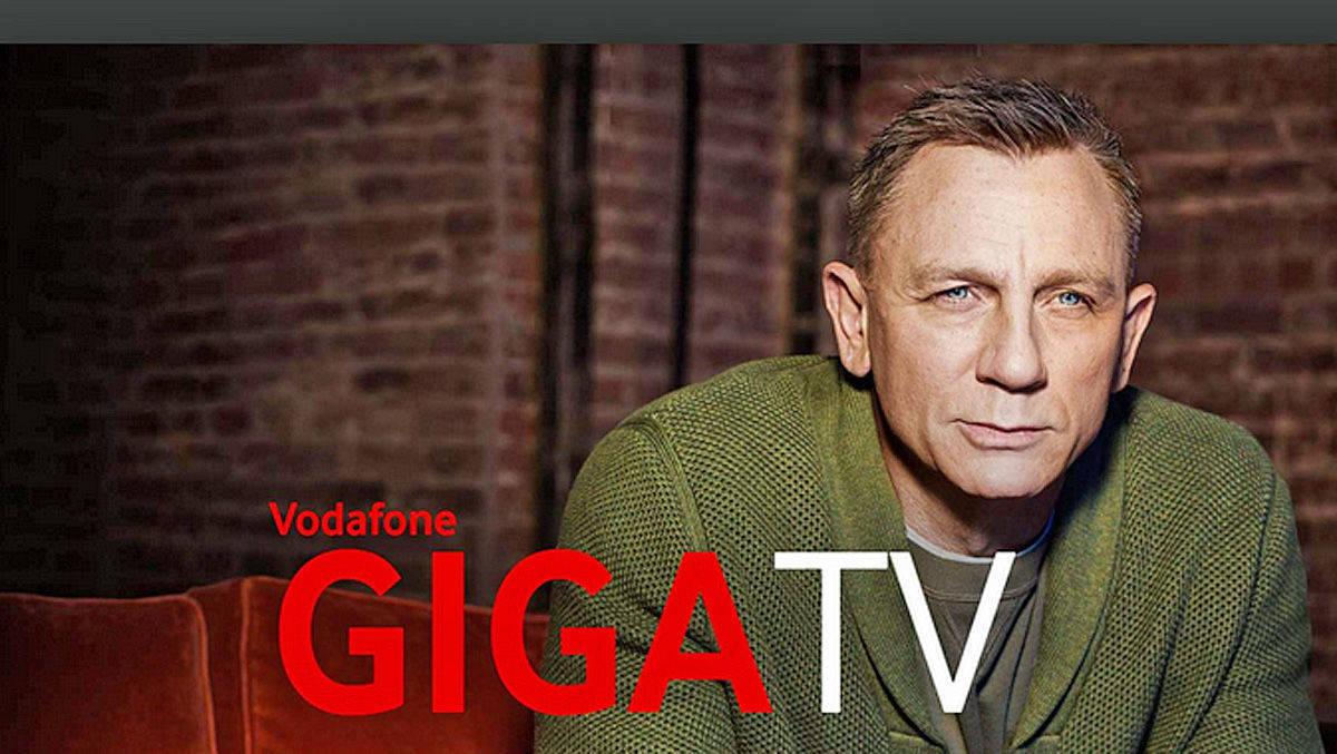 Daniel Craig warb zum Auftakt für Giga TV - das jetzt auch Inhalte von ARD und ZDF abrufbar macht. 