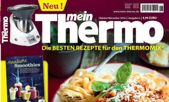 "Mein Thermo" liefert ab 6. September Rezepte für den Thermomix.