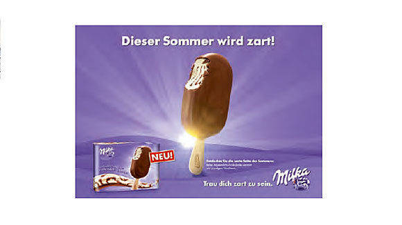 Gefällt vielen, aktiviert zum Kauf: Diese Milka-Anzeige aus dem Sommer wurde von der Printbranche in zwei Kategorien für die "Ad of the Year 2015" ausgezeichnet.