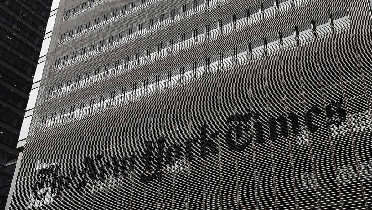 New York Times-Gebäude. 