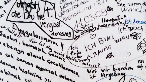 Winnenden 2009: Überlebende des Amoklaufs zeichneten ihre Gedanken und Empfindungen auf.