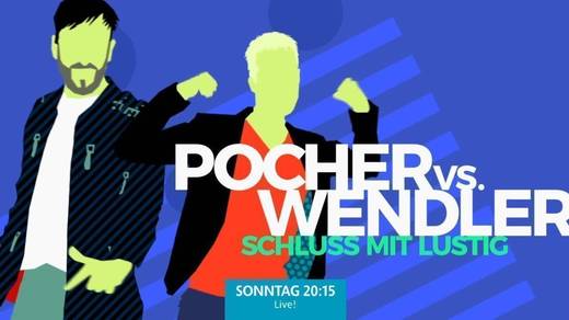 Die erste Arbeit von Pool of Brainz: Das Duell von Pocher gegen den Wendler.
