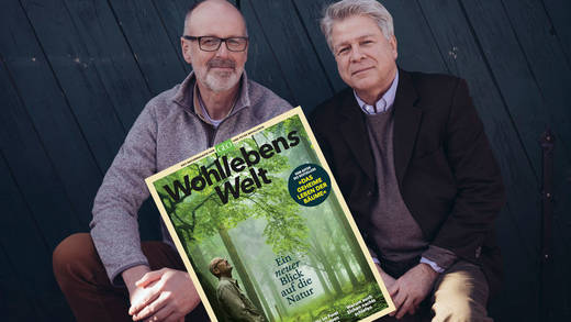 Peter Wohlleben (l.) und Michael Schaper stehen gemeinsam hinter Wohllebens Welt.