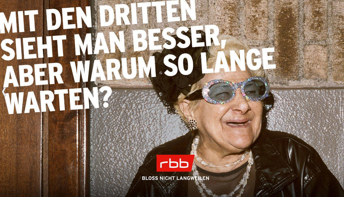 Ein Kampagnenmotiv der neuen RBB-Kampagne. 