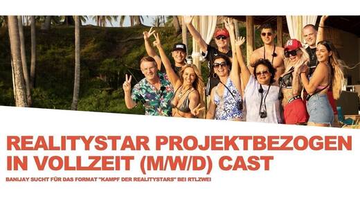 Sie wollen Realitystar werden? Dann bewerben Sie sich noch heute!