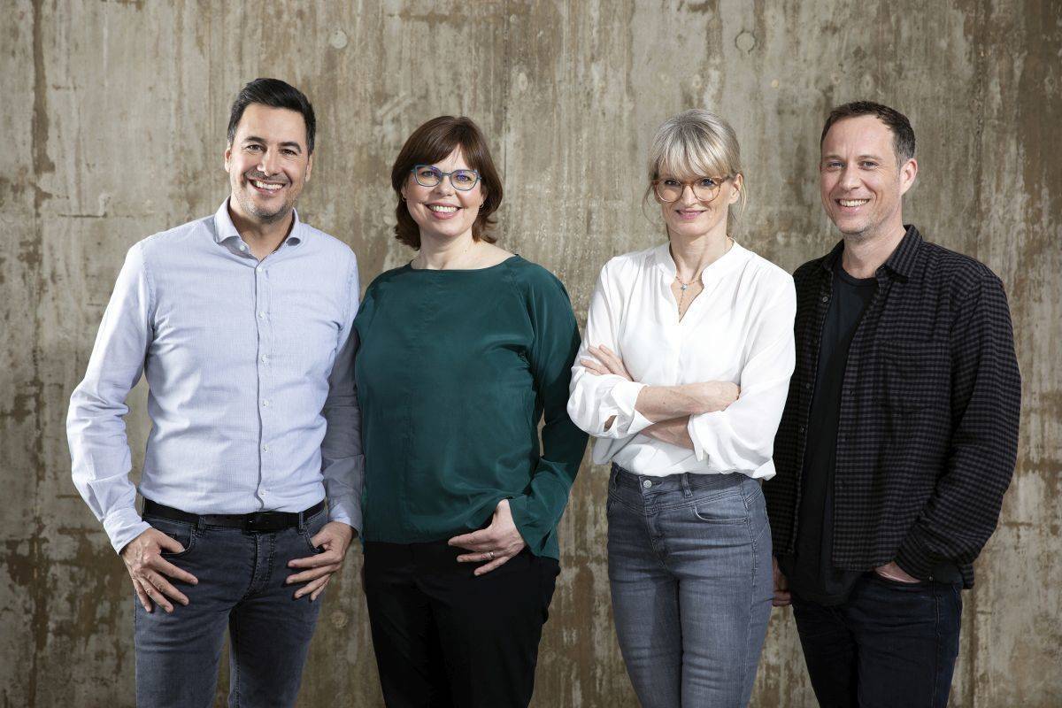 Das neue Führungsteam (v.l.): Julian Weiss, Ilona Bernhart, Kirsten Nachtigall und Thomas Huber.