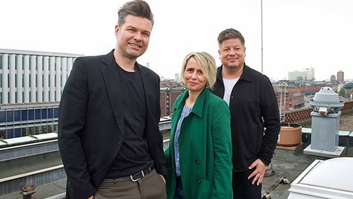 David Holscher, Alexandra Siemen und Jens-Stefan Hübel (v.l.) machen bei Bauer "Intouch" und "Closer". 