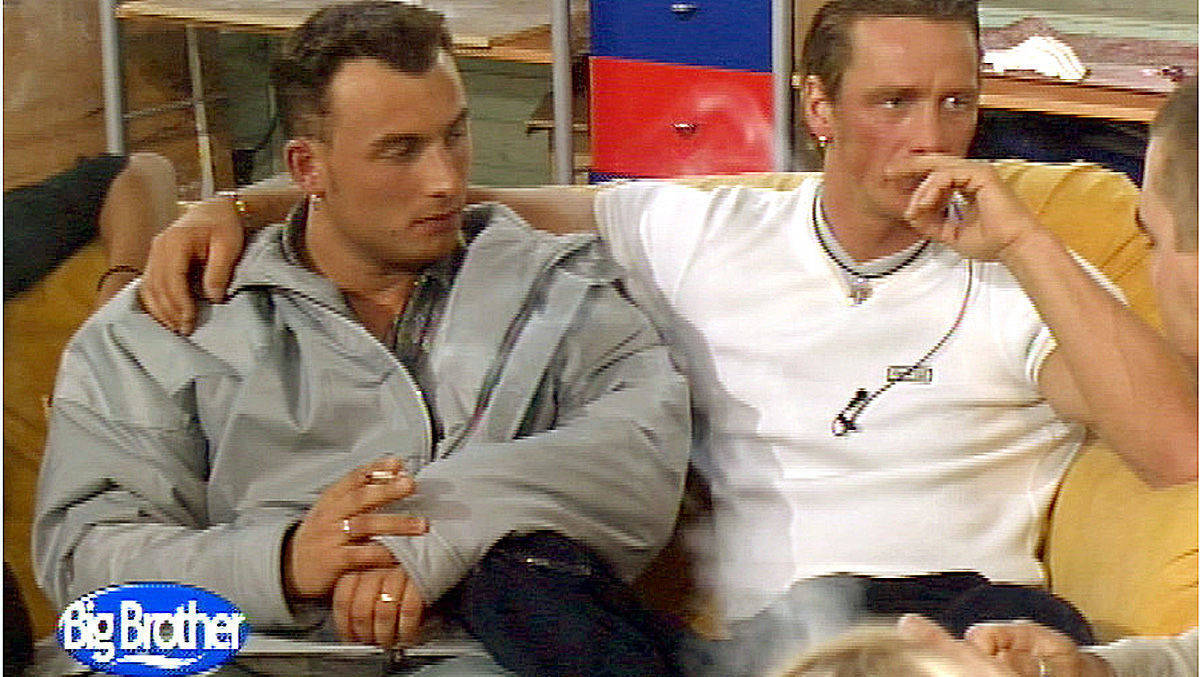 Zlatko (l.) und Jürgen auf der ersten "Big Brother"-Couch: Auch das ist RTL II.