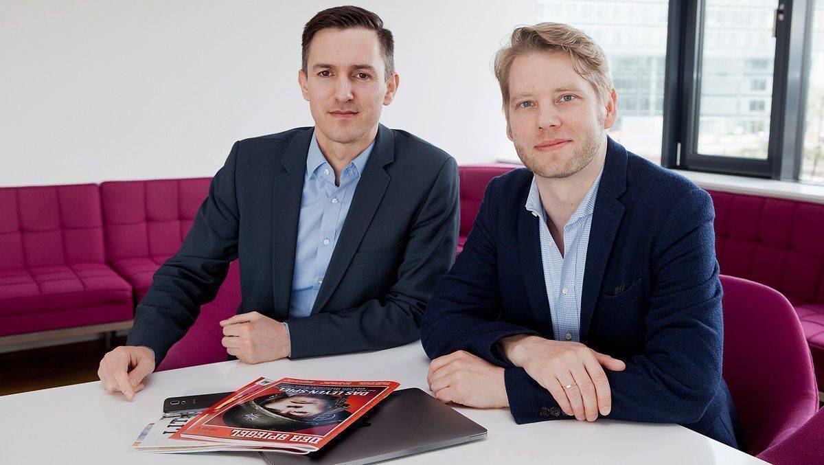 Timo Lokoschat (l.) und Oliver Trenkamp sind als Redaktionsleiter für Spiegel Daily verantwortlich