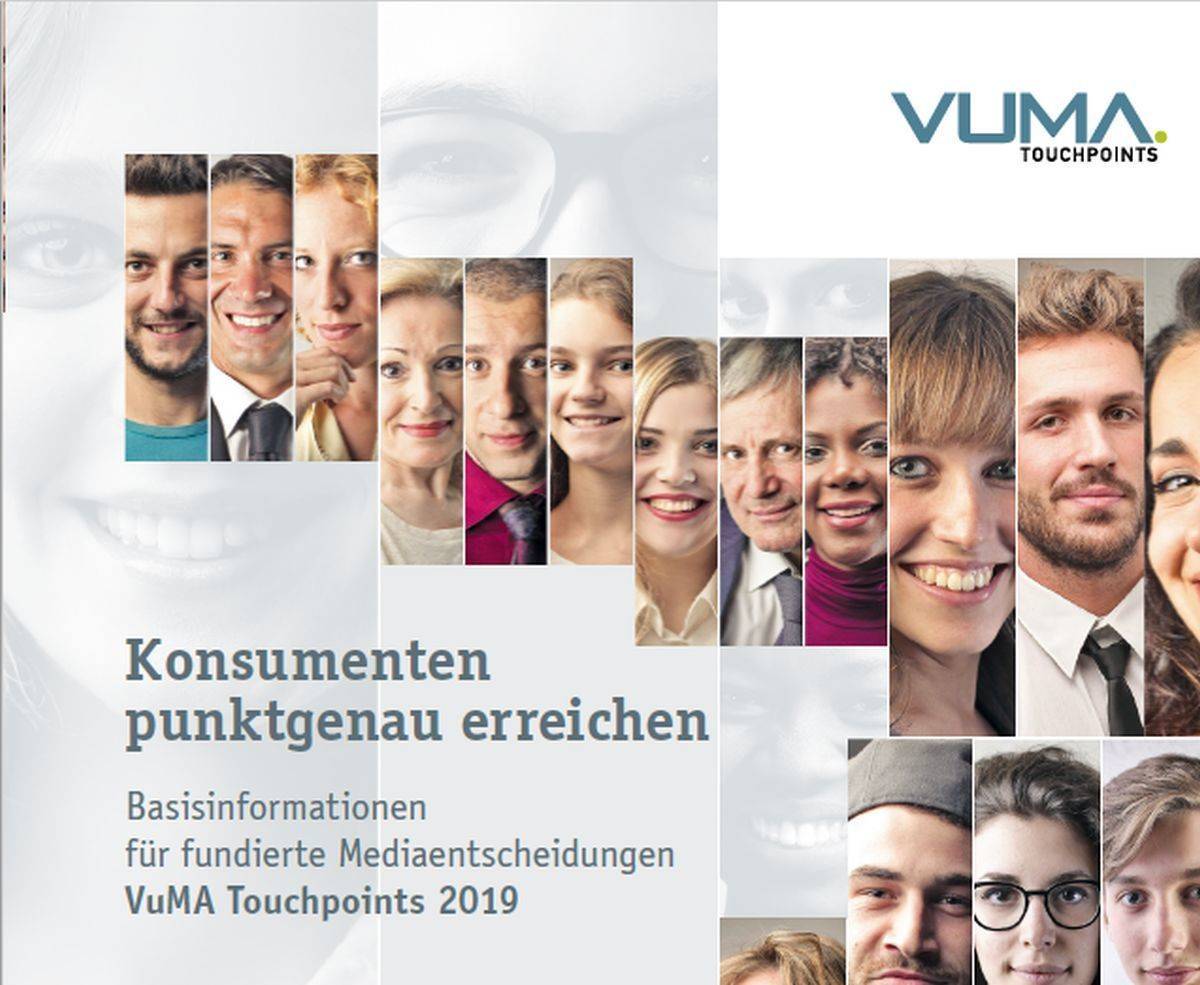 Die VuMA Touchpoints 2019 untersucht Markt-Mediaverhalten