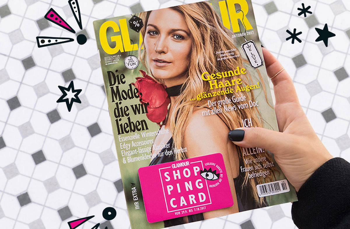 Social Ads für die Glamour Shopping Week.