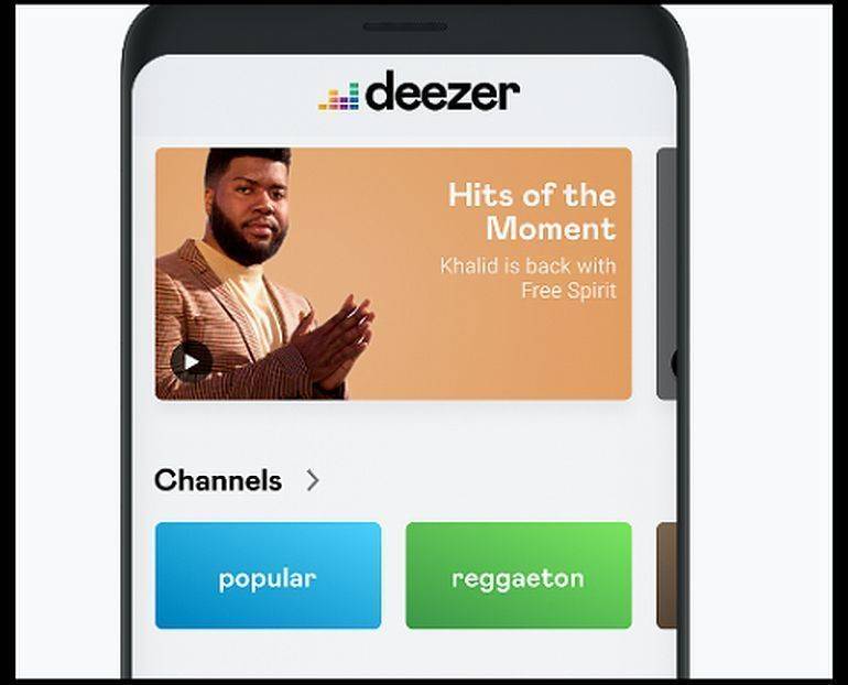 Mehr Platz, weniger Text. Das ist das neue App-Design von Deezer