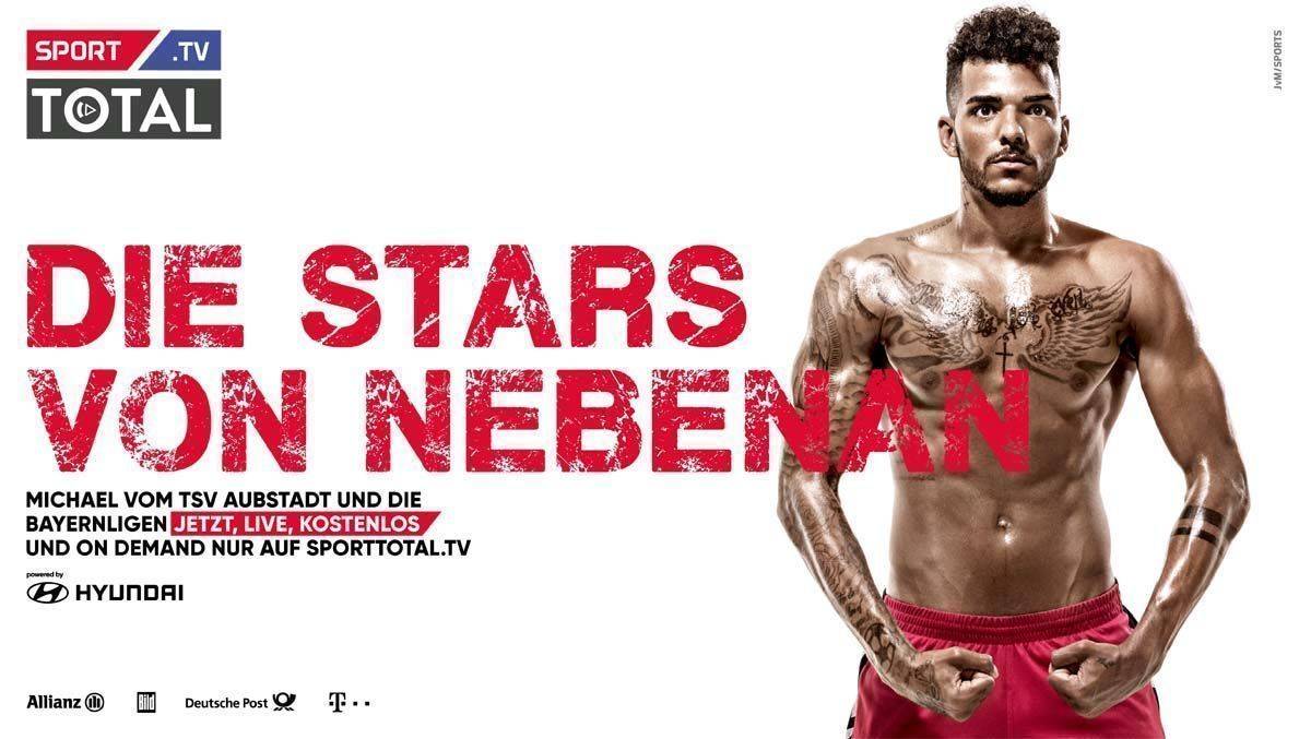 "Die Stars von nebenan" lautet die Botschaft von Sporttotal.tv.