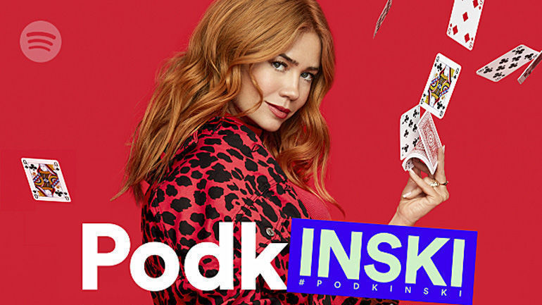 spotify wirbt fur podcast mit palina rojinski w v