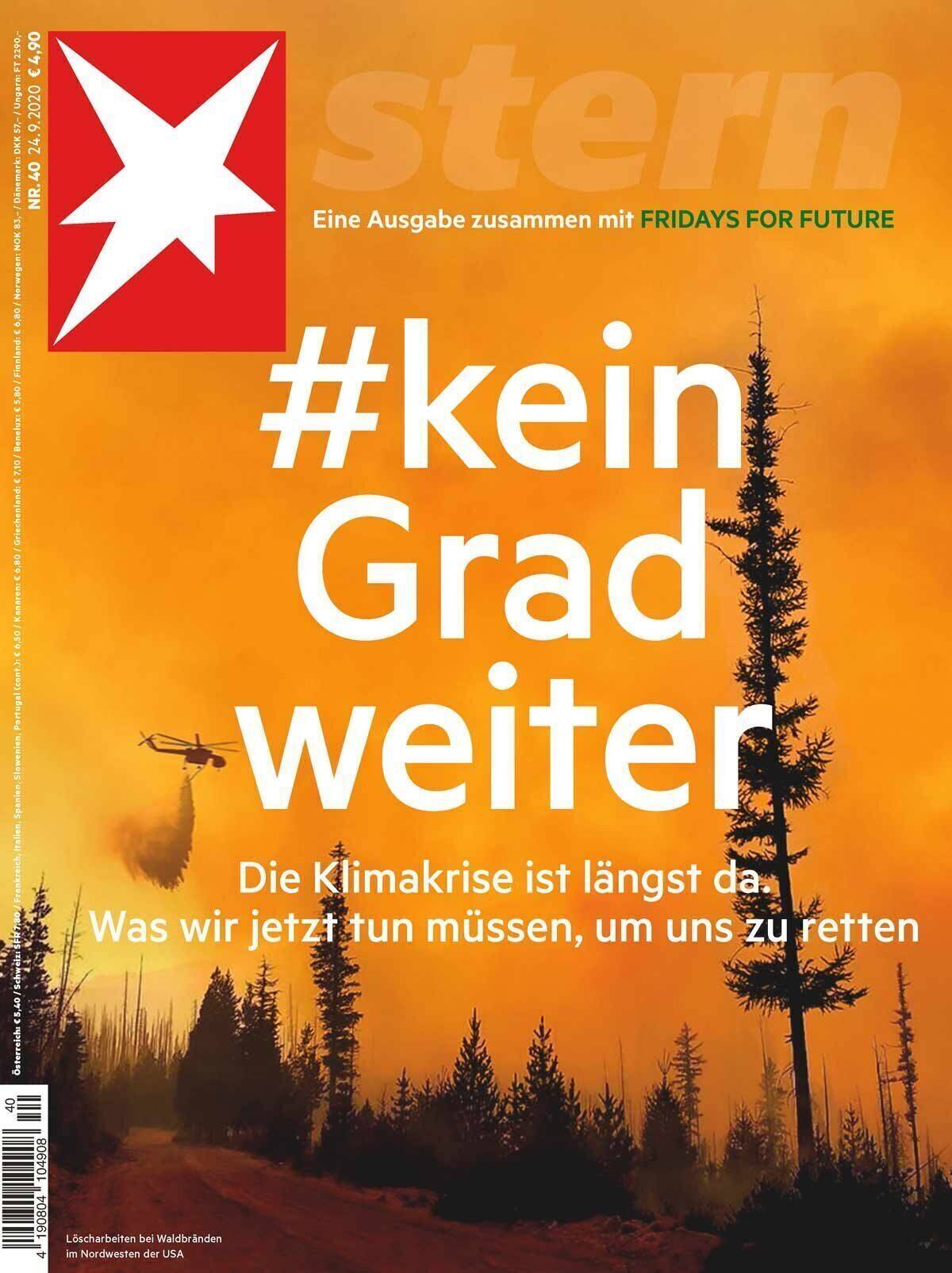 Das Cover der Klimaausgabe.