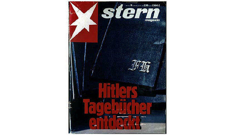 Das Stern-Cover, mit dem die Sensation enthüllt werden sollte - sich aber als GAU der Blatt-Historie entpuppte.