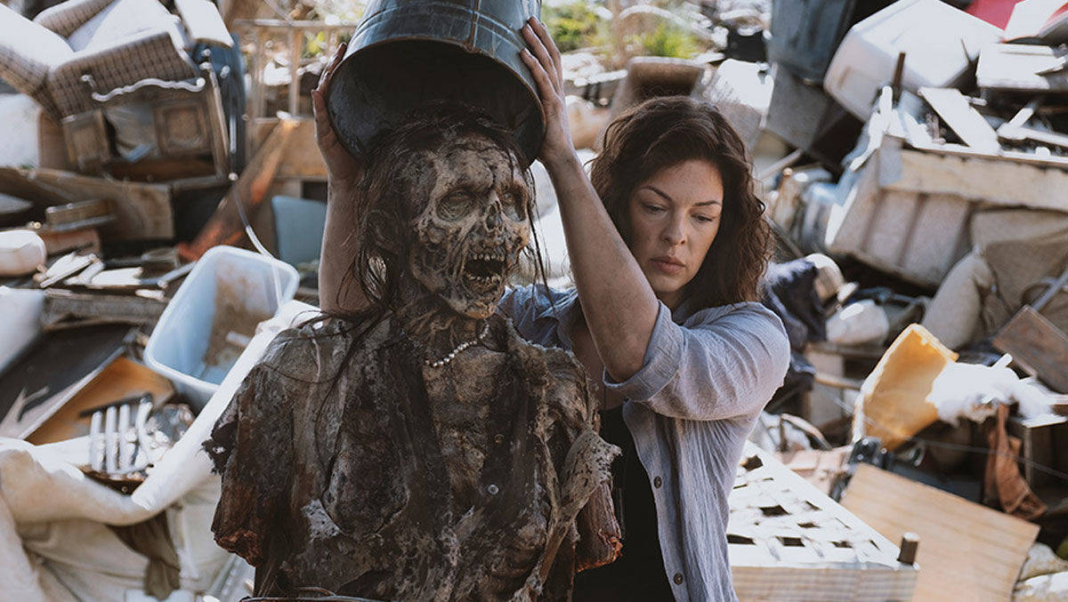 "The Walking Dead", Staffel 9: Wer mit Zombies umgeht, muss erfinderisch sein (wie Anne alias Pollyanna McIntosh).