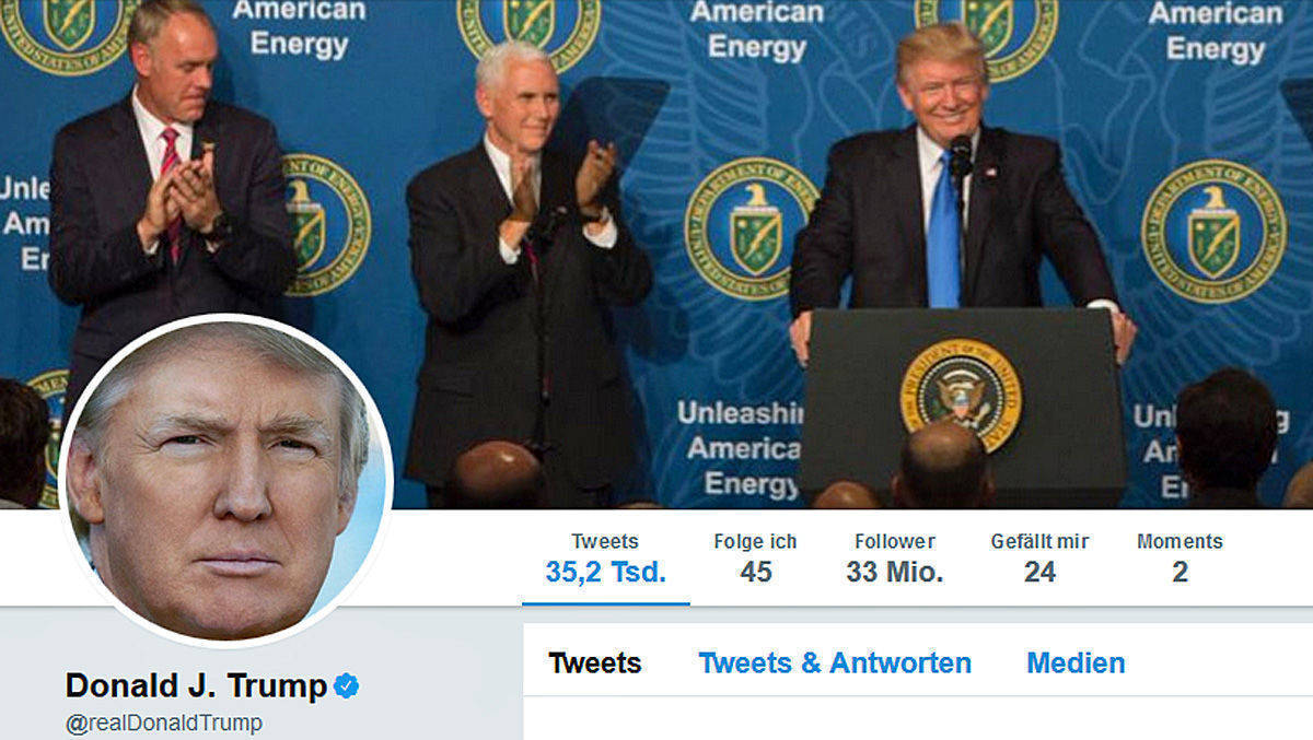 Donald Trumps Lieblings-Kanal: Twitter. 
