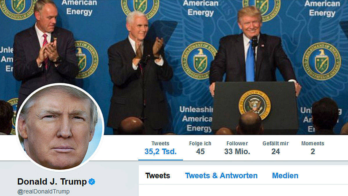 Donald Trumps Lieblings-Kanal: Twitter.