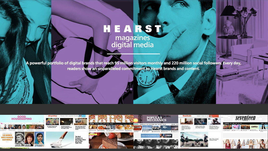 Nach eigenen Angaben erreichen die Digitalmarken von Hearst 95 Millionen Nutzer pro Monat