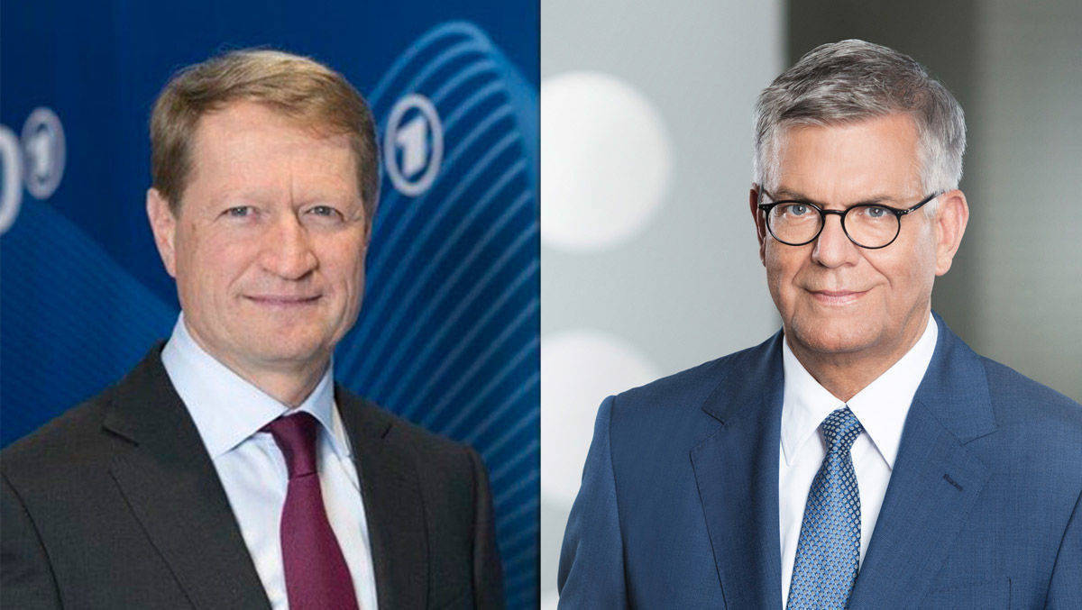 Ulrich Wilhelm, ARD, und Thomas Bellut, ZDF, begrüßen die gemeinsame Aktion. 