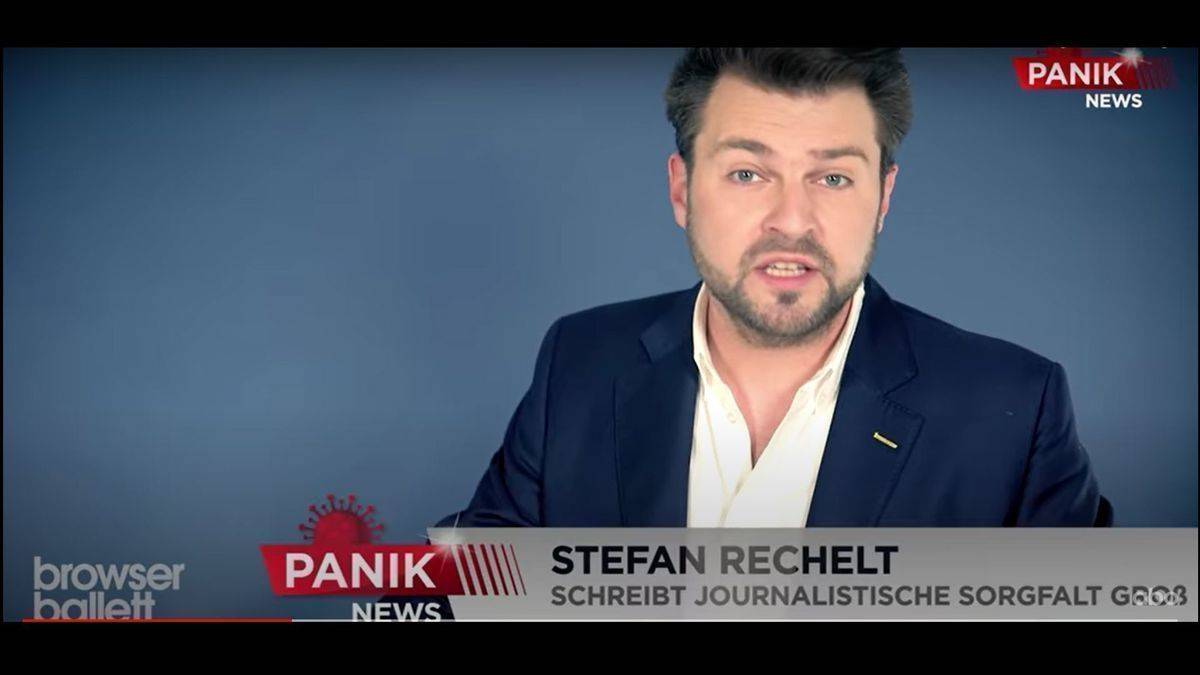 Schlecky Silberstein in der Rolle des Journalisten Stefan Rechelt.