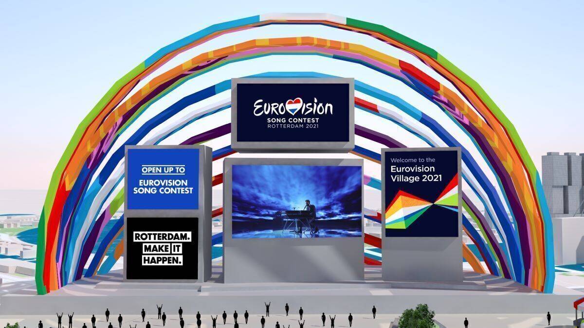 Für den ESC 2021 wurde eigens eine virtuelle Eurovision-Village entwickelt.