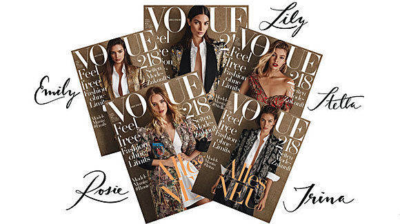 Emily Ratajkowski oder auch Irina Shayk zieren das aktuelle "Vogue"-Cover. Condé Nast hat Gründe für die Wahl der Social-Media-Models.