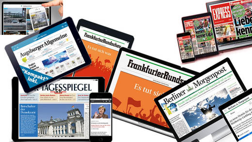 Regionale Tageszeitungen haben Digitalausgaben und E-Paper im Abo-Angebot.