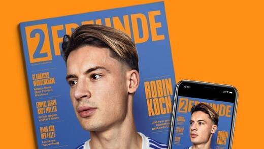 Neuer Name für einen Tag: 11 Freunde wird 2 Freunde.